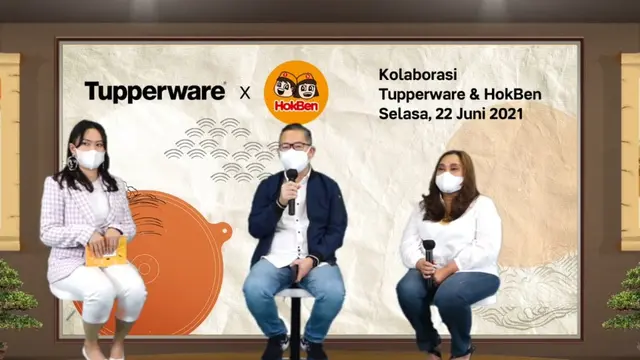 Hokben x Tupperware Berkongsi Tekan Sampah Kemasan Plastik Sekali Pakai