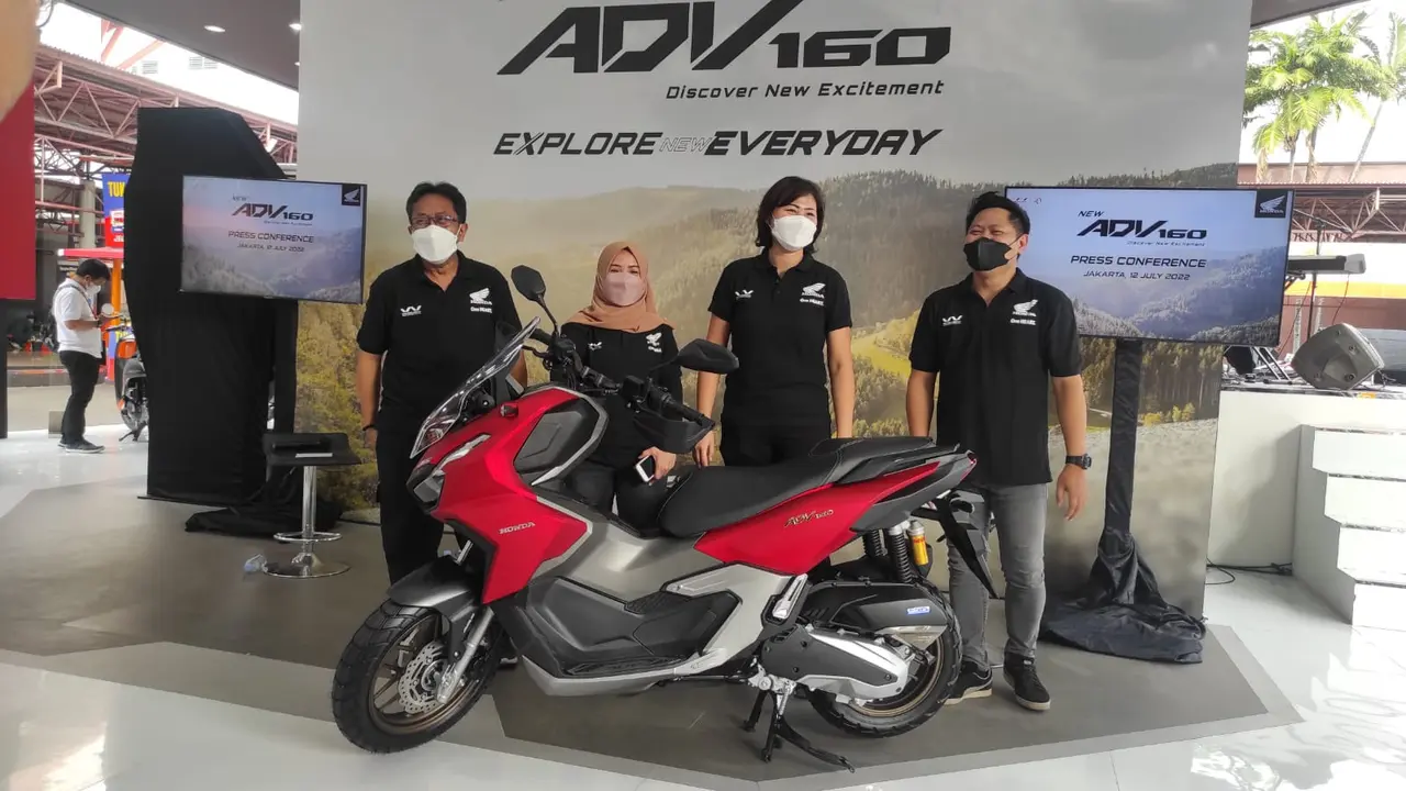 Wahana Berhasil Kumpulkan 380 Unit Pemesanan New Honda ADV 160 (Arief A/Liputan6.com)