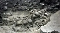 Penemuan Tengkorak Manusia di Menara Aztec Meksiko Bertambah, Jumlahnya Ratusan