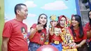 Beberapa foto suasana ulang tahun keempat Bilqis Khumairah Razak putri satu-satunya Ayu Ting Ting. Nuansa merah-merah mendominasi perayaan ulang tahun Iqis kali ini. (Instagram/ayutingting92)