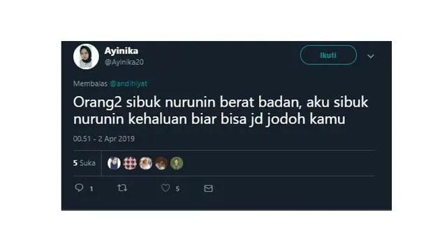 Cuitan Netizen Soal Sibuk Nurunin Berat