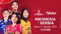 Live streaming FIVB Women's U21 World Championship eksklusif di Vidio (Sumber dok. vidio.com)