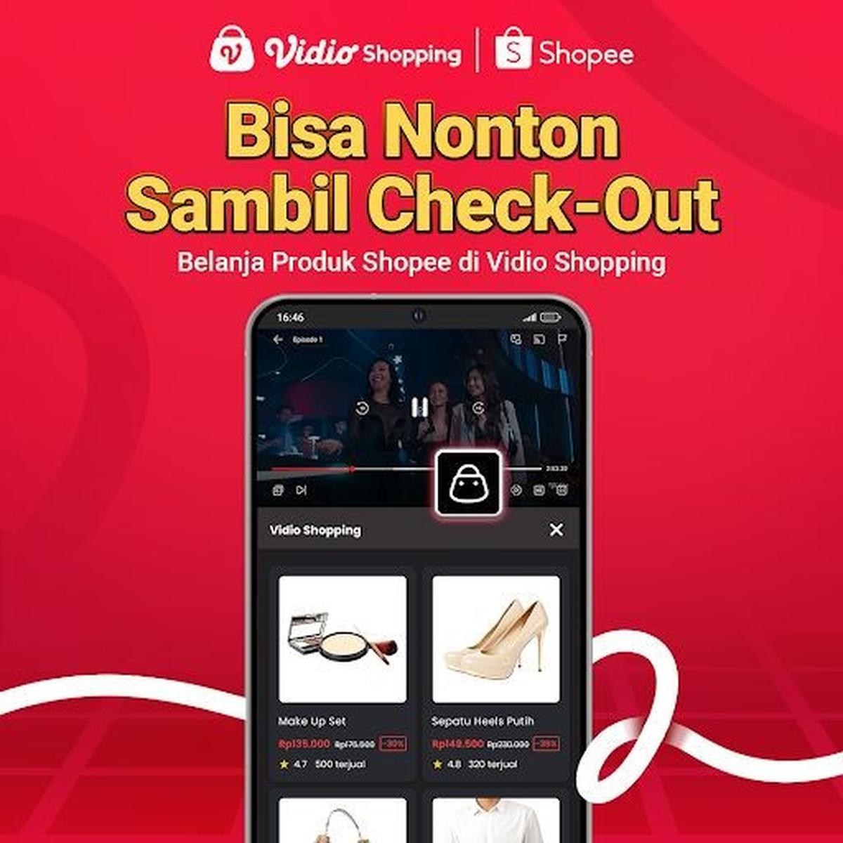 Shopee dan Vidio Hadirkan Fitur Vidio Shopping, Cara Baru Belanja Praktis Sambil Nonton Tayangan