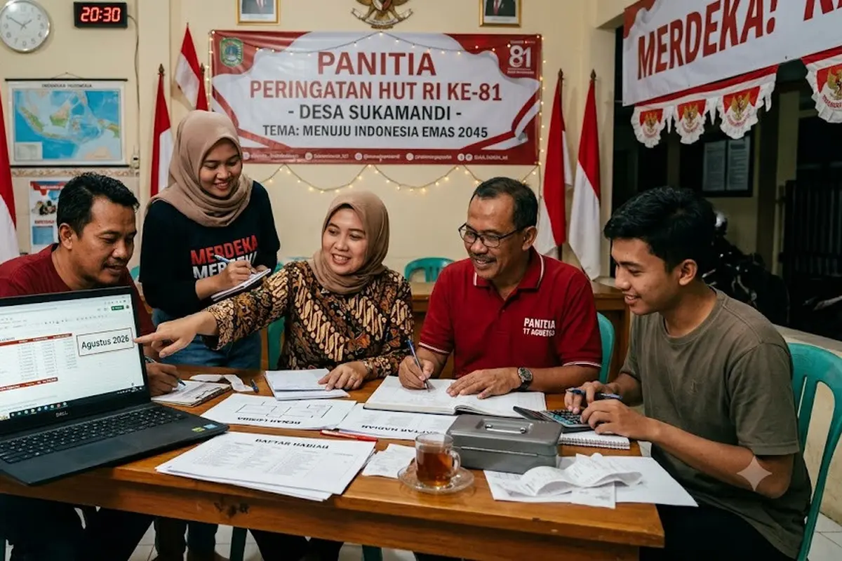 Contoh Anggaran 17 Agustus