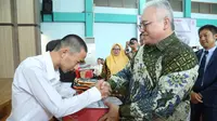 Dirjen Pembinaan Pelatihan dan Produktivitas (Binalattas) Kementerian Ketenagakerjaan Bambang Satrio Lelono di Bandung