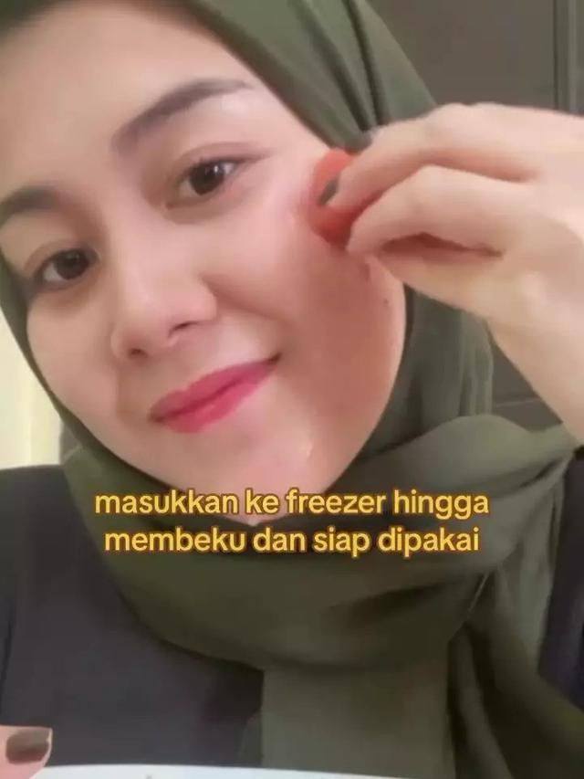 Cara Menggunakan Ice Cube Tomat