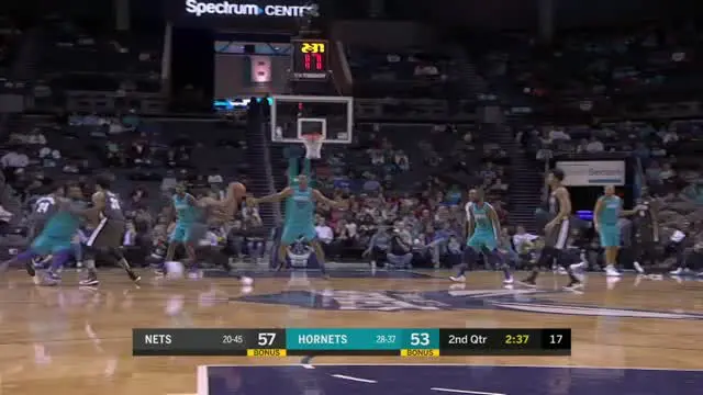 VIDEO : Cuplikan Pertandingan NBA, Nets 125 vs Hornets 111