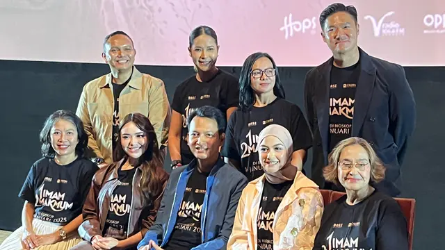 Konferensi Pers Film '1 Imam 2 Makmum' pada Kamis (09/01/2025), di Epicentrum XXI (Dok/Fimela.com/Rianti Fitri Wulandari)