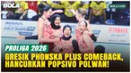 Gresik Phonska Plus Hentikan Popsivo Polwan, Tinggal Selangkah ke Grand Final Proliga!