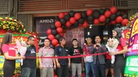 AMD meresmikan eSports Gaming Arena pertamanya di Indonesia, yaki di i-cafe Supernova, Tanjung Duren, Jakarta Barat.
