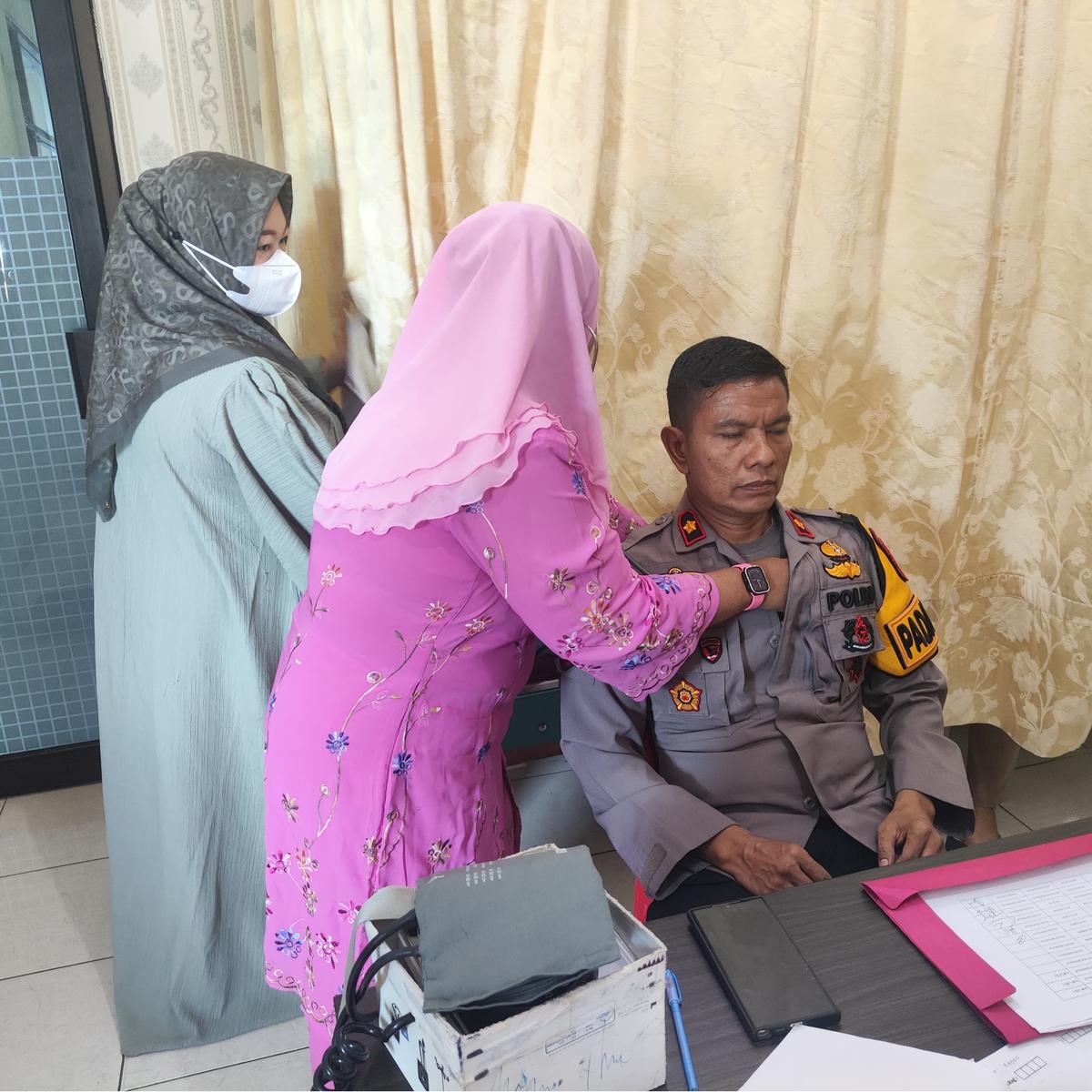 Polres Bengkalis Periksa Kesehatan Personel