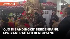 Gokil! Apriyani Rahayu Berjoget Saat Dengar Ojo Dibandingke di Istana Negara