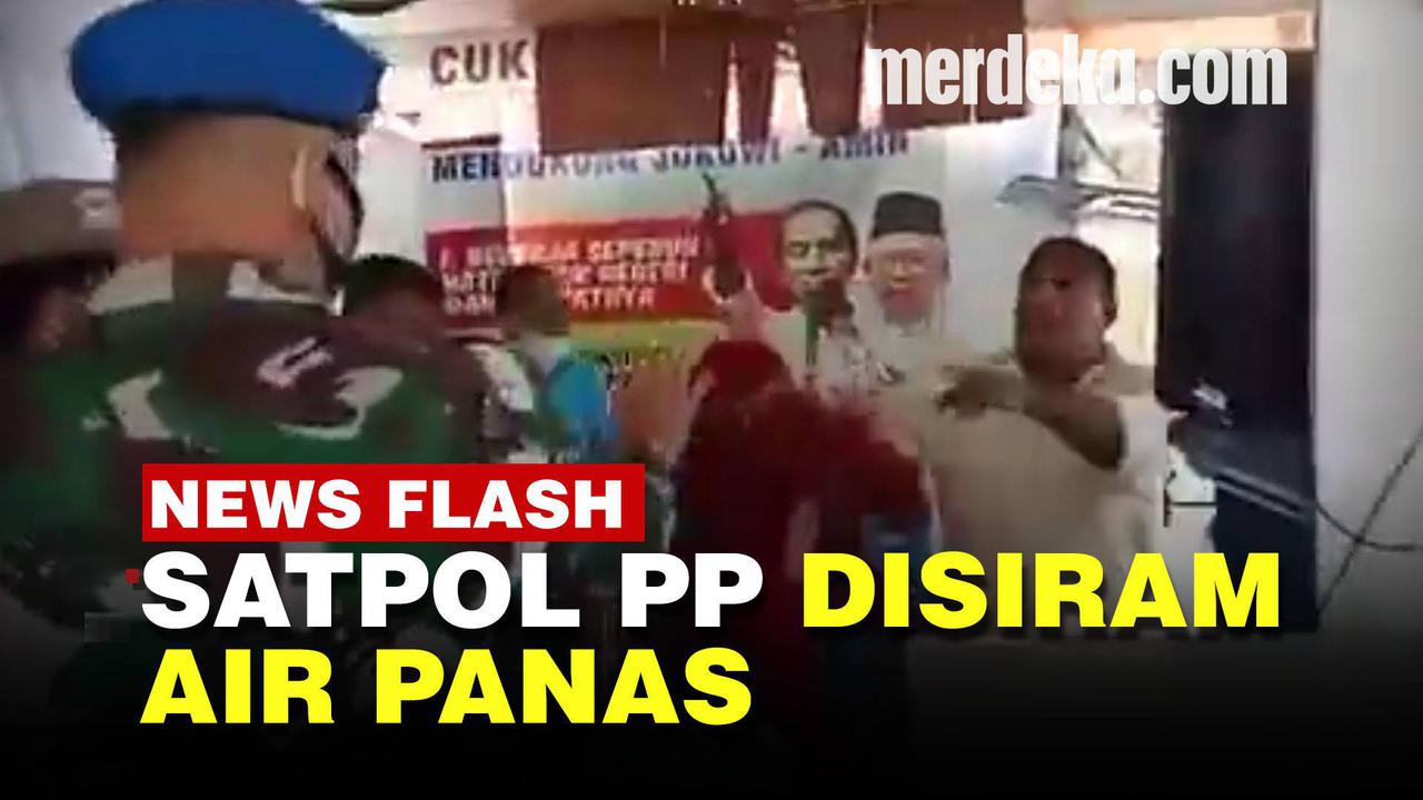 VIDEO: Petugas Satpol PP di Medan Disiram Air Panas saat Coba Tutup Warung Kopi