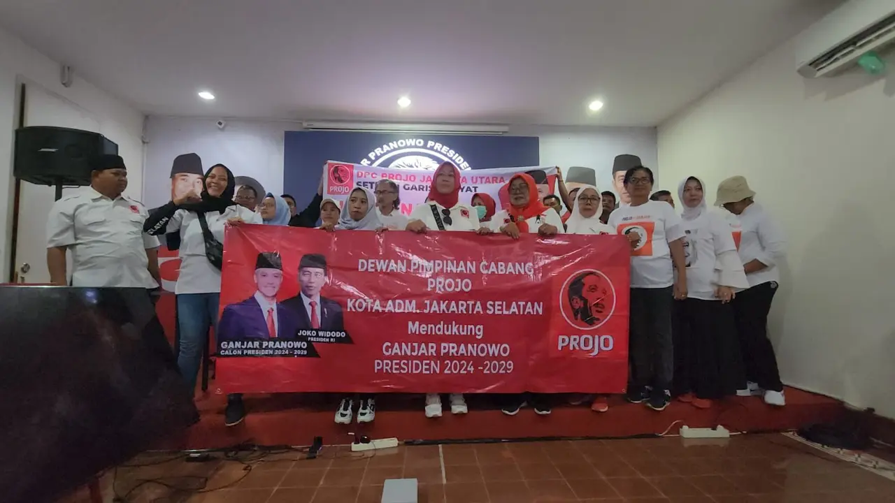 Projo Ganjar Klaim Mayoritas Pendukung Jokowi Bukan ke Prabowo