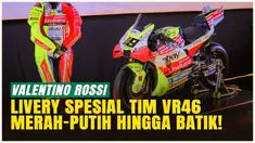 Pertamina Enduro VR46 Racing Team resmi memperkenalkan livery spesial untuk balapan MotoGP Mandalika 2025 yang menampilkan perpaduan corak batik dan warna merah putih kebanggaan Indonesia. Valentino Rossi hadir langsung bersama duo pembalap Franco Mo...