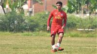 Bek Arema FC, Bagas Adi Nugroho. (Bola.com/Iwan Setiawan)
