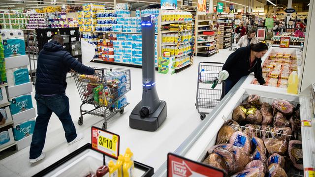 Marty, Robot Lucu Karyawan Pasar Swalayan di AS