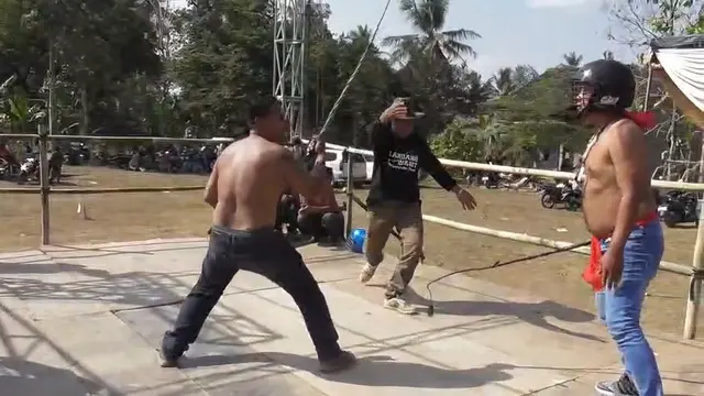 Ritual memanggil hujan di Lampung. (Liputan6.com/Ardi Munthe)