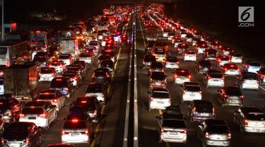 Kendaraan Padati Puncak Arus Balik Lebaran 2019