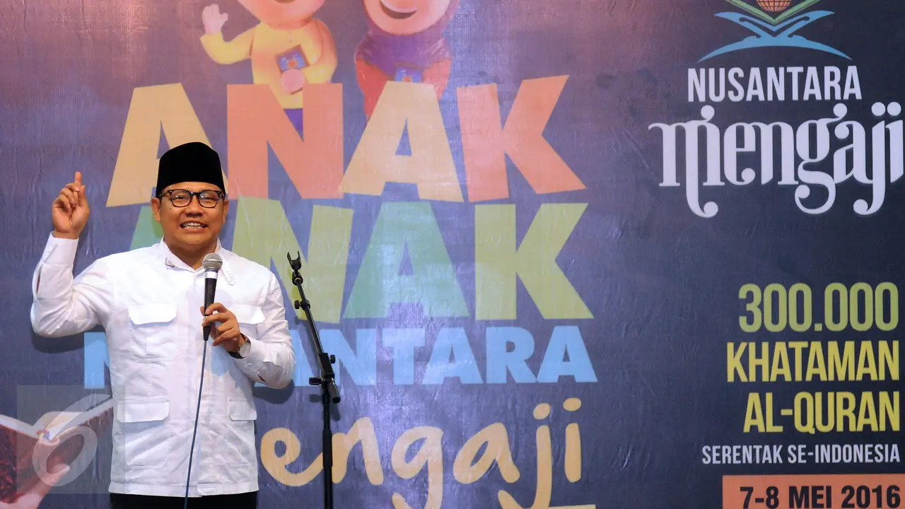 20160505-Muhaimin Iskandar Canangkan Gerakan Anak Nusantara Mengaji-Jakarta