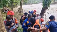 Terisolasi 3 Hari, Tim SAR Evakuasi 6 Anak yang Terjebak Banjir di Cidadap Sukabumi
