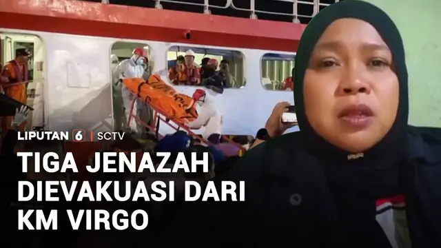 Tiga Jenazah KM Virgo Dievakuasi dari Badan Kapal