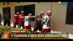 Saat ditangkap di suatu gubuk di Desa Bulu Parigi, Kecamatan Baras, para tahanan mengaku kelaparan karena selama pelarian mereka hanya makan mie instan yang terbatas.