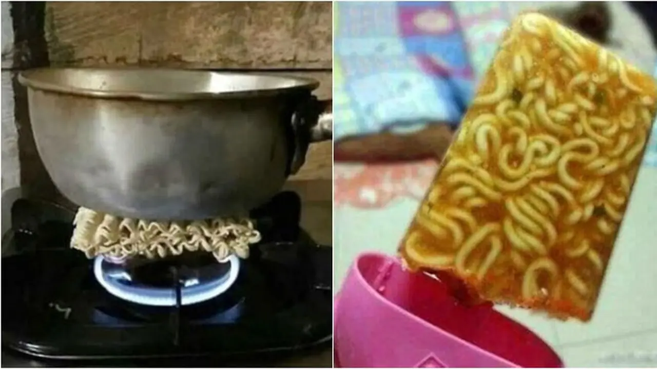 8 Potret Nyeleneh Netizen Masak Mi Instan Ini Bikin Geleng Kepala