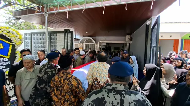 Jenazah Capt Andy, Pilot Pesawat ATR yang Jatuh