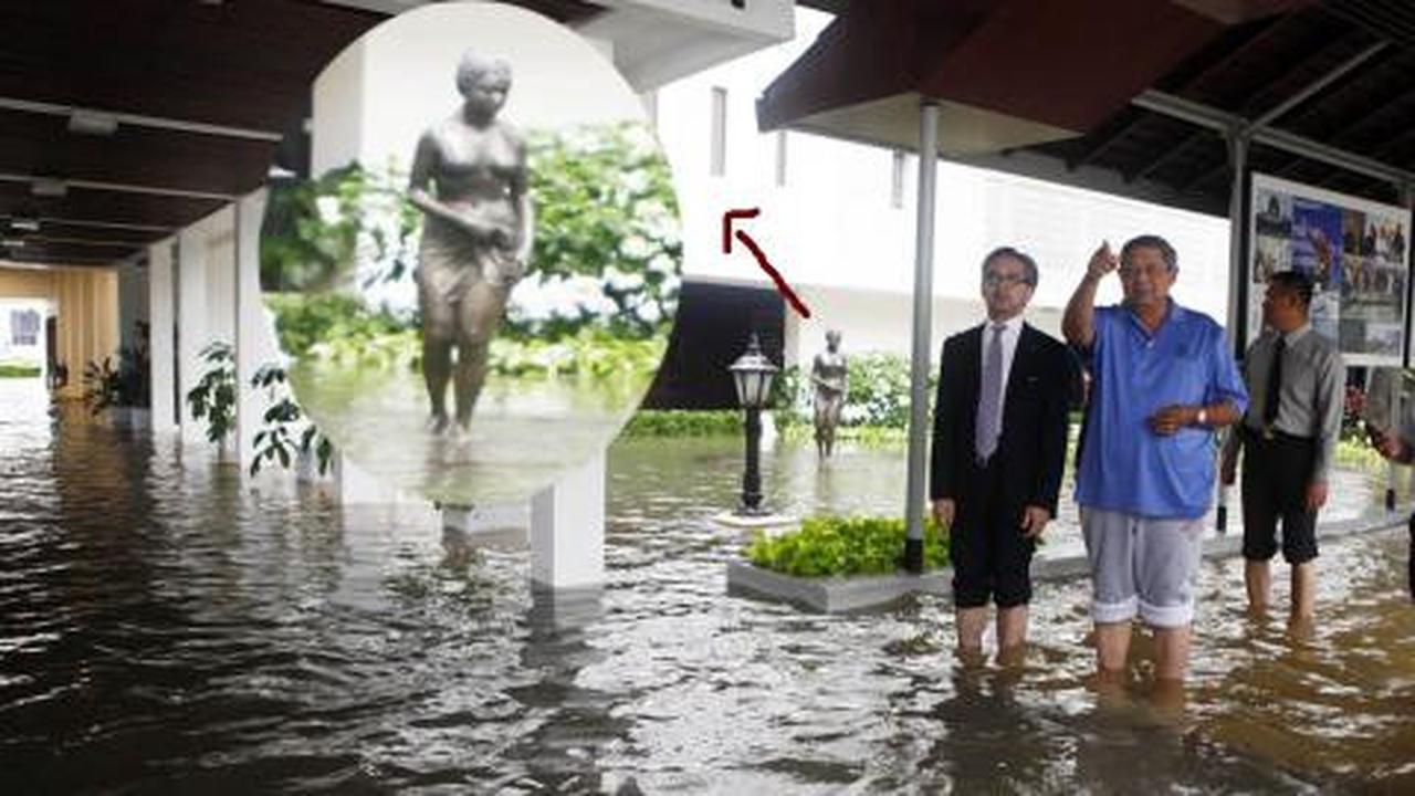 Dituding penyebab banjir, ini cerita patung bugil di istana