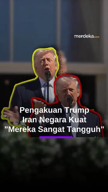 Momen Trump Blak-blakan Akui Iran Negara Kuat: Mereka Ternyata Sangat Tangguh
