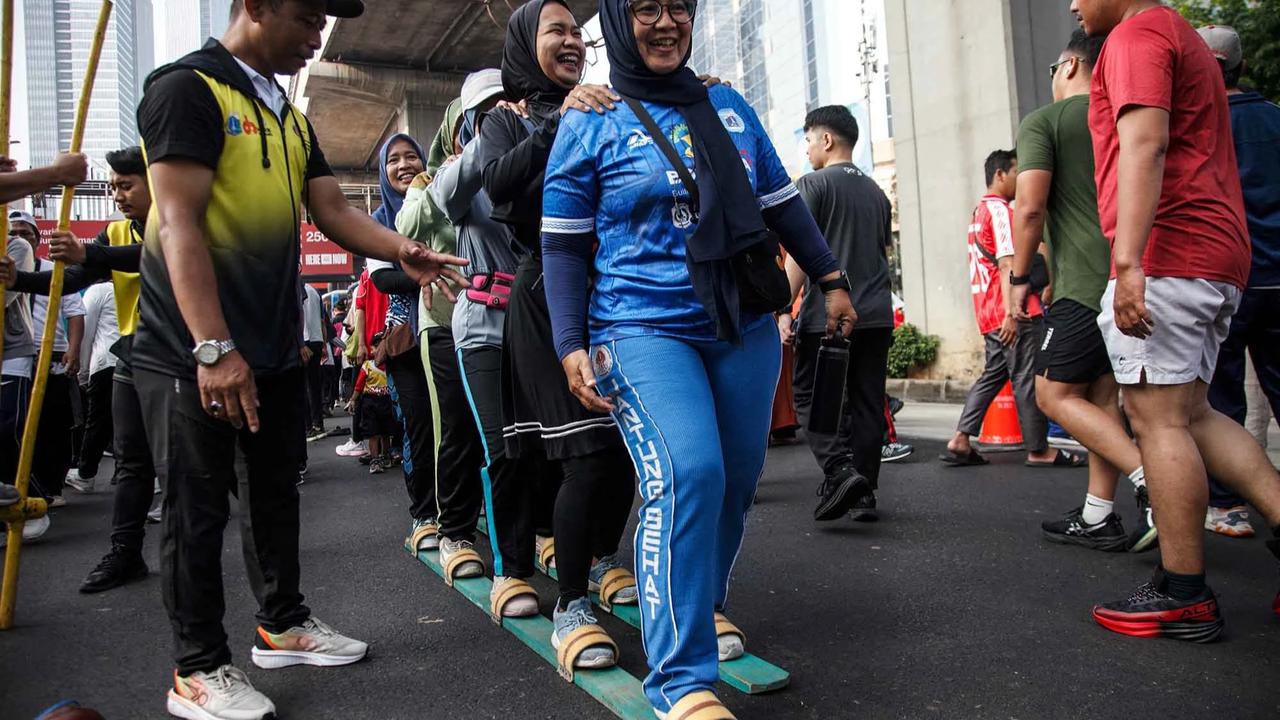 FOTO: CFD Perdana di Jalan Rasuna Said Jakarta