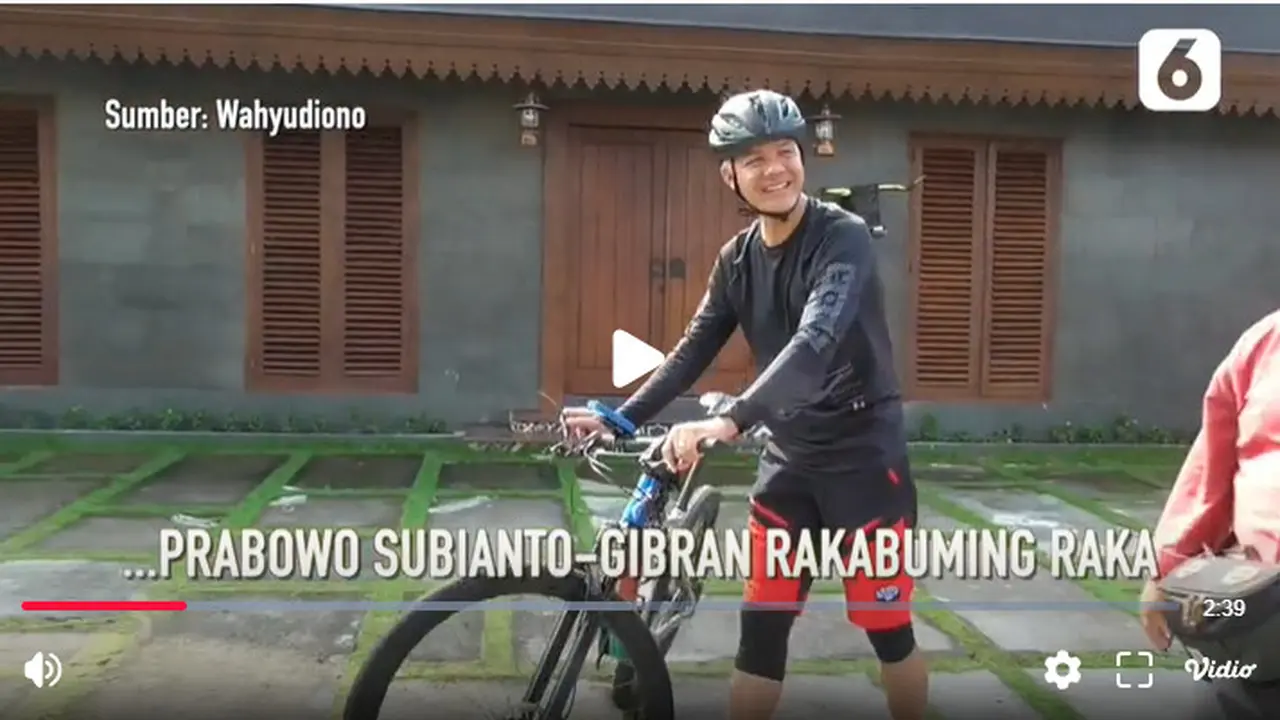 Tidak Diundang KPU, Ganjar Pranowo Pilih Bersepeda