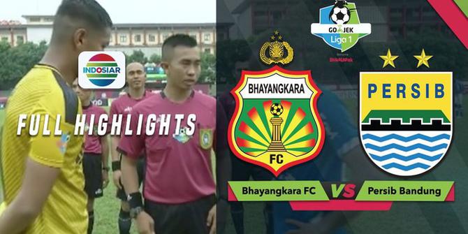 VIDEO: Highlights Liga 1 2018, Bhayangkara FC Vs Persib 1-2
