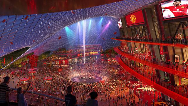 Desain calon stadion baru Manchester United