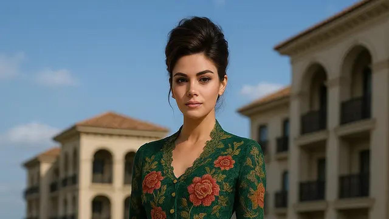 7 Model Kebaya Brokat Motif Bunga, Pilihan Titi DJ di Acara Pernikahan Putrinya Curi Perhatian