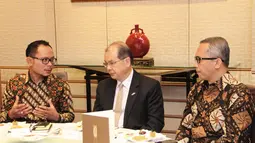 Menteri Ketenagakerjaan M Hanif Dhakiri melakukan pertemuan bilateral dengan pejabat ketenagakerjaan Hongkong membahas permasalahan TKI