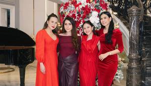 Potret dekorasi Natal di rumah keluarga Jessica Mila. [Foto: IG/@nataliahasibuan]