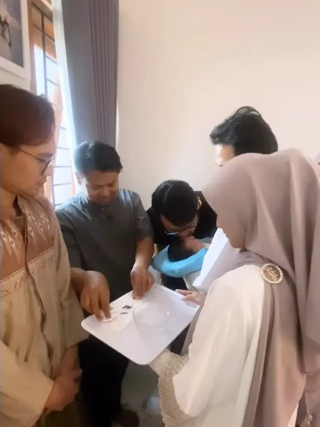 Aqiqah anak kedua Larissa Chou