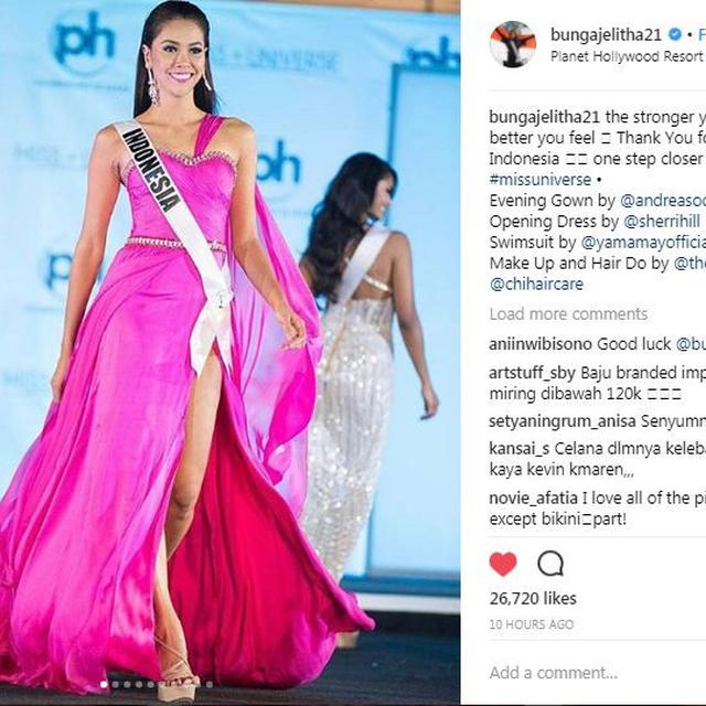 Seksinya Bunga Jelitha Di Ajang Miss Universe 2017 Lifestyle Liputan6 Com