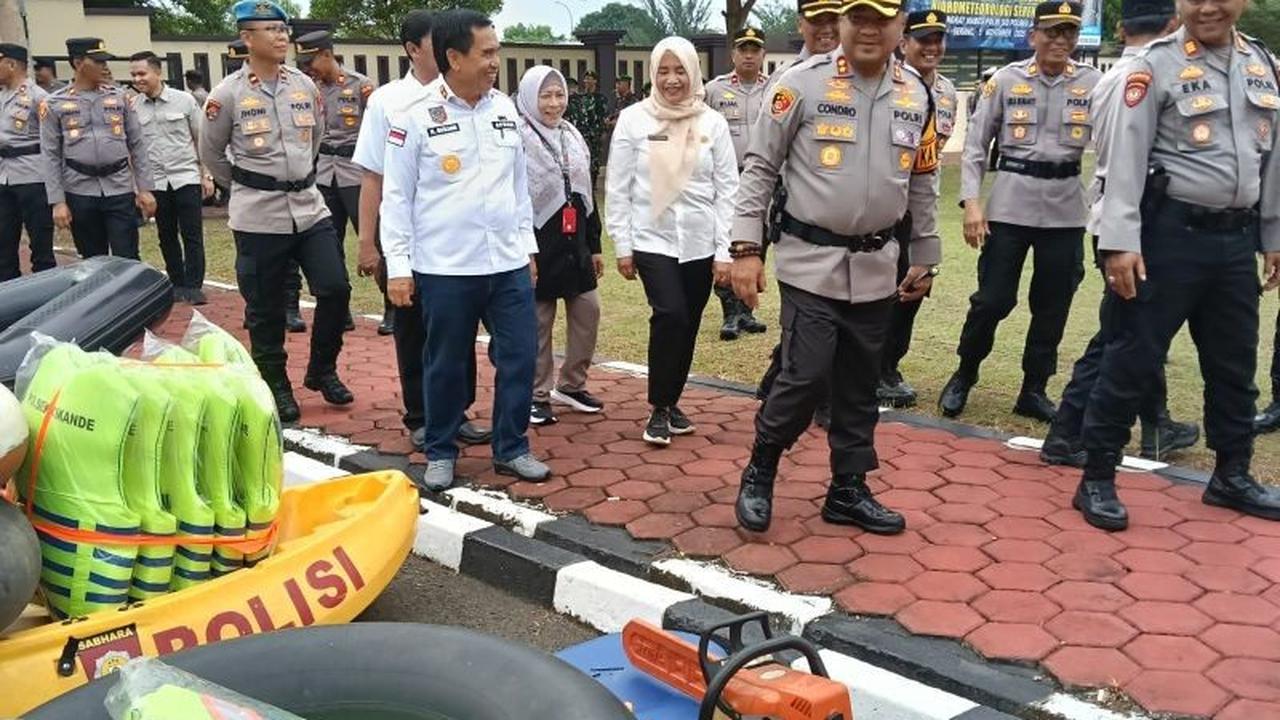 Polres Serang Siapkan Mitigasi Bencana Hidrometeorologi, Fokus Kesiapan Personel dan Sarana
