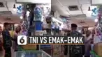 Beredar video petugas anggota TNI sedang mengingatkan emak-emak untuk menggunakan masker yang baik dan benar. Tetapi emak-emak itu tidak terima saat diingatkan.