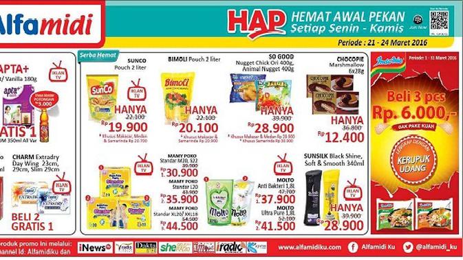 Belanja Awal Pekan Di Alfamidi Lebih Murah Dengan Promo Hap Hingga 24 Maret Fashion Fimela Com Lirik lagu cita citata goyang dumang. promo hap hingga 24 maret