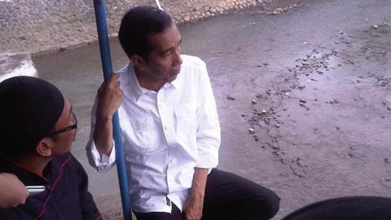 Jokowi menimba ilmu soal banjir di Katulampa
