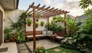 9 Model Pergola Kayu Minimalis untuk Taman Belakang Rumah, Estetik dan Fungsional