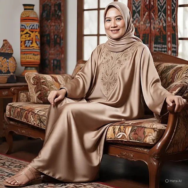 Baju Gamis Ibu Ibu Model Terbaru