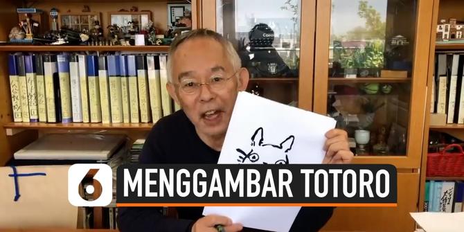 VIDEO: Tips Menggambar Totoro dari Produser Studio Ghibli