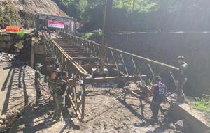 11 Jembatan Bailey di Aceh Sudah Rampung 100%, Pembangunan di 15 Titik Masih Berlanjut (foto: Istimewa)