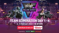 Link Live Streaming Call of Duty Mobile Major Series Season 6 di Vidio, 3-6 Februari 2022. (Sumber : dok. vidio.com)