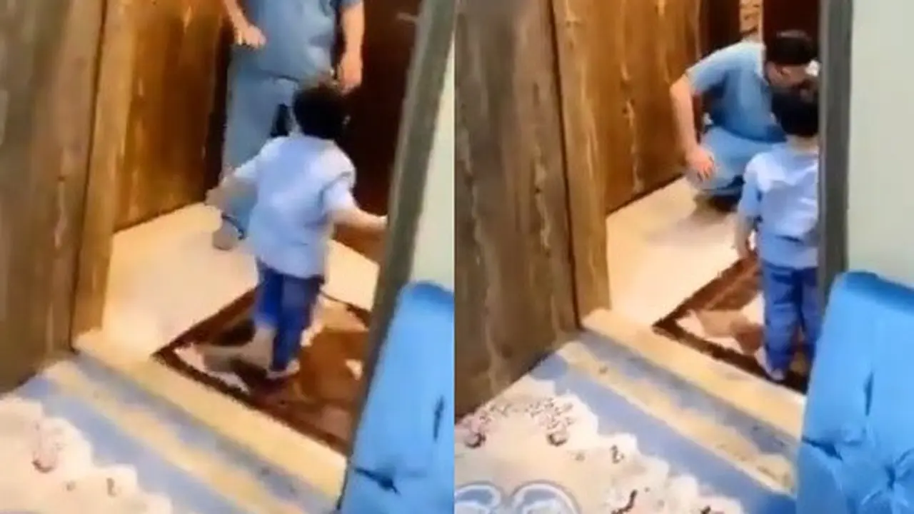 perawat di Arab menangis tak bisa peluk sang anak